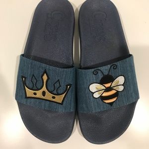 Sam Edelman Circus Queen Bee Slides SZ 8